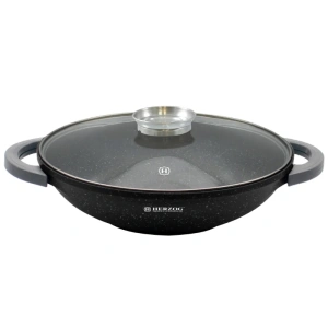 Wok 40cm met Marmercoating